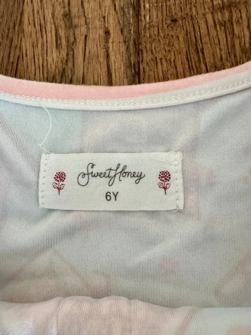 Sweet Honey‎ Gingerbread Nightgown Bloomer Set Gown Short Ruffles Size 6 C